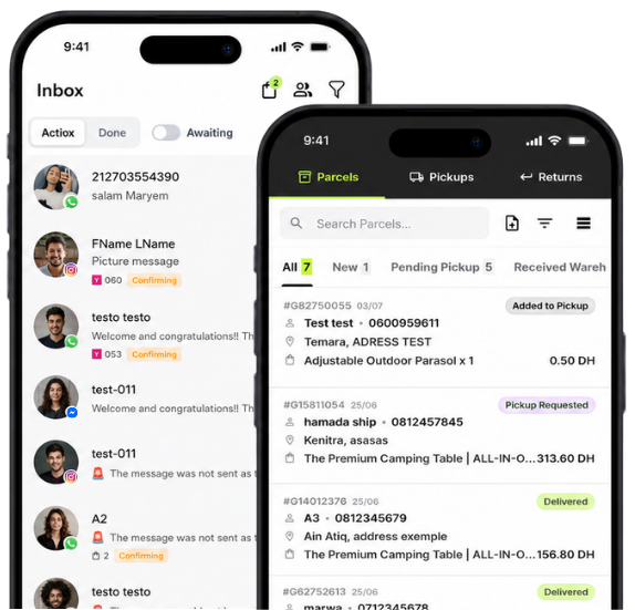 GO! Express mobile app screens